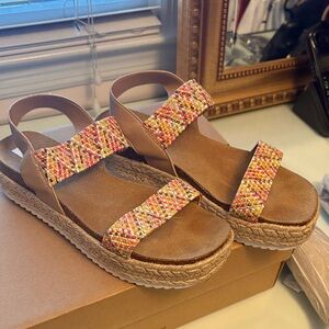 Steve Madden Colorful Woven Espadrille